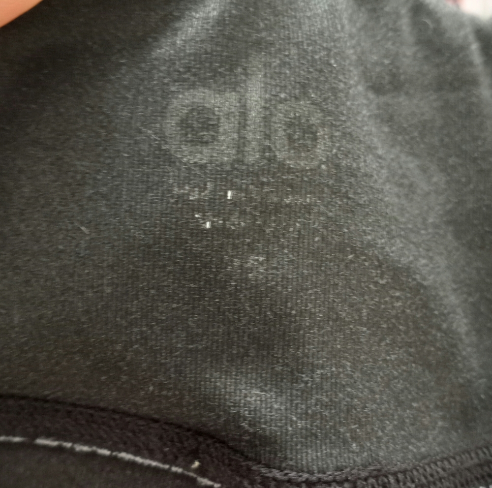 ALO Yoga Black Leggings with Multicolor Butterfly Print - Picture 9 of 9